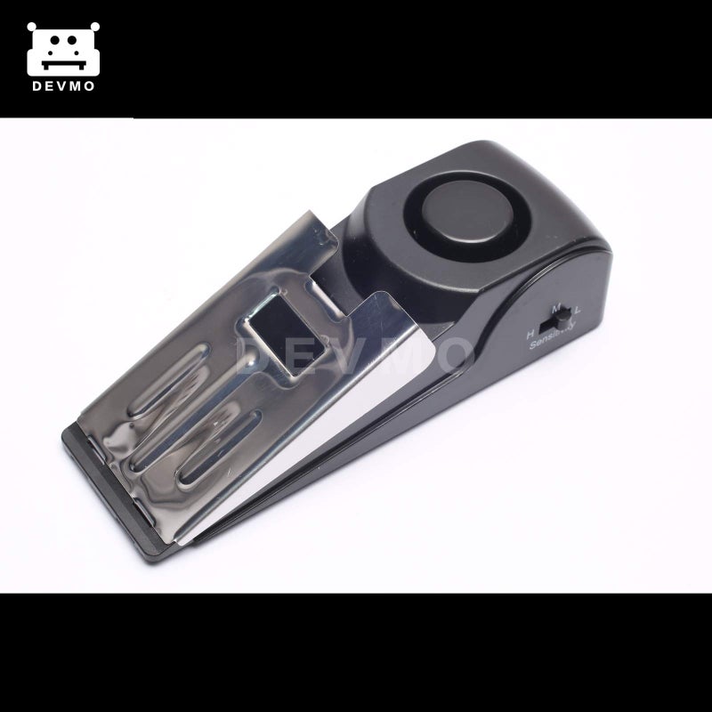 DEVMO Upgraded Door Stopper Security Alarm,Portable 120 Loud Entrance Alert Door Stop Alarm for Travel Home Apartment House - Image 2